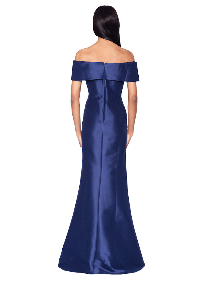 mikado satin dress Minimalist Mikado Ball Gown Wedding Dress Dominanta