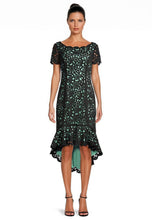 Load image into Gallery viewer, Hi-Lo Laser Cut Dress in Mint