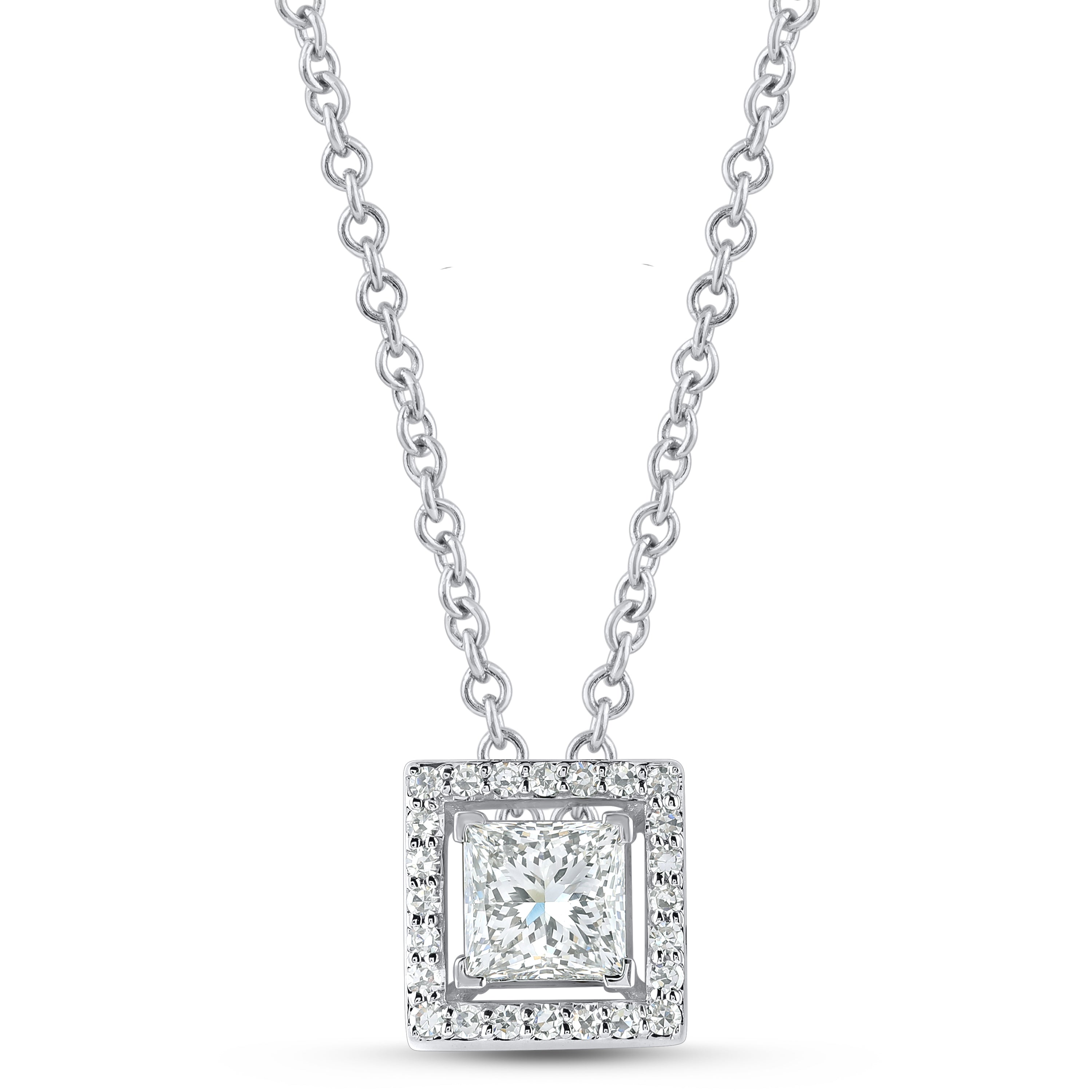 14K Gold & 1 1/4 TCW Lab Grown Diamond Necklace