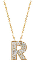 Load image into Gallery viewer, 14K Gold Lab Grown Diamond Initial Necklace