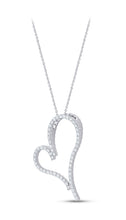 Load image into Gallery viewer, 14K Gold &amp; 5.65 TCW Lab Grown Diamond Heart Pendant