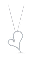 Load image into Gallery viewer, 14K Gold &amp; 5.65 TCW Lab Grown Diamond Heart Pendant