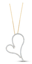 Load image into Gallery viewer, 14K Gold &amp; 1.25 TCW Lab Grown Diamond Heart Pendant