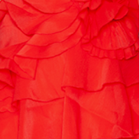 Load image into Gallery viewer, Tiered Ruffle Gown in Red