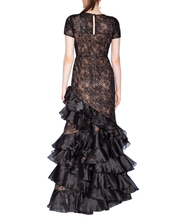 Load image into Gallery viewer, Dramatic Ruffle Gown