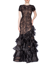 Load image into Gallery viewer, Dramatic Ruffle Gown