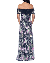 Load image into Gallery viewer, Off The Shoulder Novelty Embroidery Gown