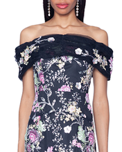 Load image into Gallery viewer, Off The Shoulder Novelty Embroidery Gown