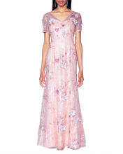 Load image into Gallery viewer, V-Neck Embroidered Gown