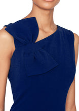 Load image into Gallery viewer, FOCUS by Shani - Sleeveless Bow Gown in Navy