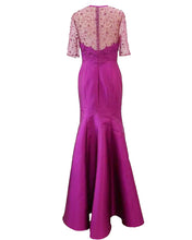 Load image into Gallery viewer, PREORDER - Fit and Flare Beaded Mikado Gown
