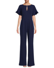Load image into Gallery viewer, FOCUS by SHANI - Keyhole Ruffle Cuff Jumpsuit