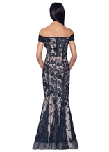 Load image into Gallery viewer, Off The Shoulder Flyaway Bodice Mermaid Gown