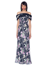 Load image into Gallery viewer, Off The Shoulder Novelty Embroidery Gown