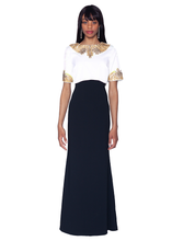 Load image into Gallery viewer, PREORDER - Beaded Popover Column Gown