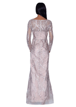 Load image into Gallery viewer, PREORDER - V-Neck Beaded Fit and Flare Gown