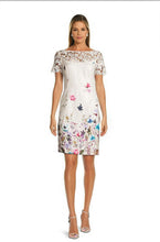 Load image into Gallery viewer, Printed Jacquard Sheath Dress