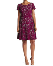 Load image into Gallery viewer, FOCUS by Shani - Laser Cutting Dress - RASPBERRY