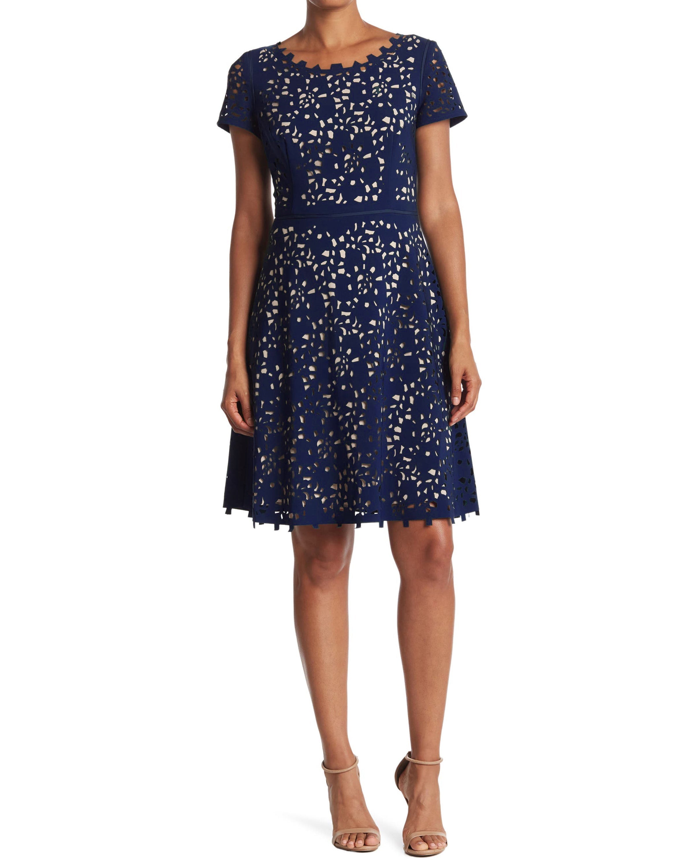 Buy HEY By Fbb Knife Pleated Fit & Flare Dress at Amazon.in