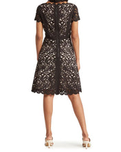 Load image into Gallery viewer, FOCUS by Shani - V-Neck Laser Cut Dress