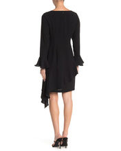 Load image into Gallery viewer, FOCUS by SHANI - Asymmetric Ruffle Dress