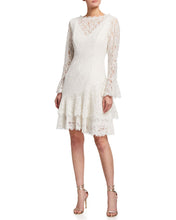 Load image into Gallery viewer, Double Ruffle Lace Dress in White