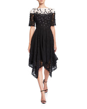 Load image into Gallery viewer, Handkerchief Floral Applique Lace Dress - 1