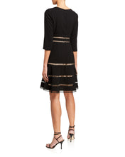 Load image into Gallery viewer, Surplice Crepe Dress with Trim Detail - 2