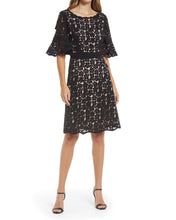 Load image into Gallery viewer, Bell Sleeves Laser Cutting Dress