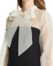 Load image into Gallery viewer, Organza Bowtie &amp; Crepe Sheath Dress