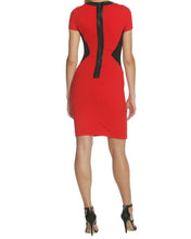 Load image into Gallery viewer, FOCUS by SHANI - Ponte Knit Dress with Keyhole