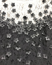 Load image into Gallery viewer, Handkerchief Floral Applique Lace Dress Detail